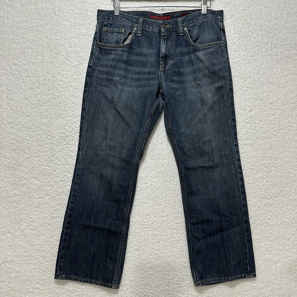Banana Republic Limited Edition Jeans Blue Modern Straight Leg Men's Size 35